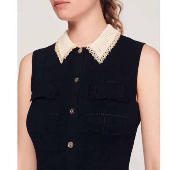 Sandro Precieuse Midi Shirt Dress - Picture 7 of 16